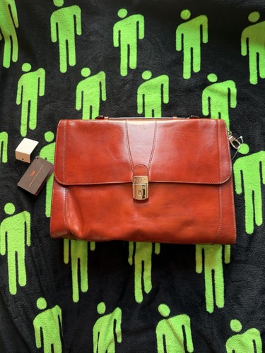 Bosca old leather flapover - old,